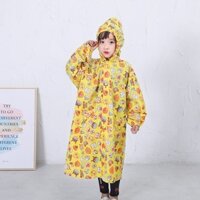 Áo mưa bít bông trẻ em Karahouse size số 8 loại dày xịn Chúc Sen - Phù hợp cho bé cao 110- 115cm / pktn sale