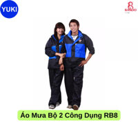 Áo mưa bộ 02 công dụng RB8 RANDO ASNM-88, Ngăn gió – Thời trang – Bền bỉ – An toàn – Ấm Áp [ YUKI MISE ]