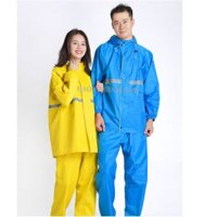 Áo Mưa Bộ 2 Khoá Chất liệu Vải Dù Vẩy Cá - QAM0032