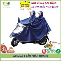 Áo Mưa, Bộ Áo Mưa Đôi Vả Dù Ép PVC Cực Dày Chống Thấm, Chấm Rách Cực Kỳ Hiệu Quả, Có Kình Che Cao Cấp Hàng Loại 1