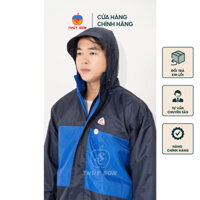 Áo mưa bộ, Bộ quần áo đi mưa 2 lớp Thủy Sơn vải dù lót lụa chống gió chống thấm ống tay bo chun giữ ấm cơ thể M61