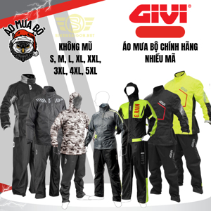 Áo mưa bộ givi CRS01