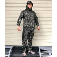 Áo mưa bộ lính rằn ri cho nam