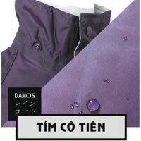 Áo mưa bộ màu tím chính hãng cotoco - Tím cô tiên,L