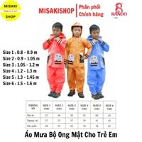 Áo Mưa Bộ Ong Mật Cho Trẻ Em RANDO Nhựa Cao Cấp An Toàn Sức Khỏe, Quần Áo Đi Mưa Bé Trai, Bé Gái [ Misaki Shop ]