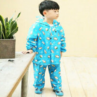 Áo Mưa Bộ Trẻ Em Họa Tiết Hoạt Hình Dễ Thương Cho Bé Từ 3-10 Tuổi, Bộ Áo Mưa Trẻ Em Cute Chống Thấm - BÉ TRAI - SỐ 3