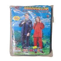 Áo Mưa Bộ Vải Dù Hoàng Tân Siêu Bền Không Thấm Nước