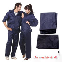 Áo Mưa Bộ Vải Dù Siêu Bền Chống Thấm Nước Tuyệt Đối, Đường May Chắc Chắn, Size XL