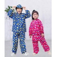 Áo mưa bộ vải dù trẻ em SIZE số 2