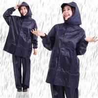 Áo mưa Bộ Vải dù Xanh đen và Bộ Bông xanh, Thưong hiệu: SUNDO, chống thấm nước, dày dặn loại 1, có đủ size cho khách lựa