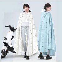 Áo Mưa Cánh Dơi, Áo Mưa Một Đầu Trong Suốt Đi Xe Máy Che Phủ Toàn Thân Có Kính Che SP412326070