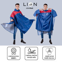 ÁO MƯA CÁNH DƠI LION PHỐI MÀU CAO CẤP - CÀI CẠNH