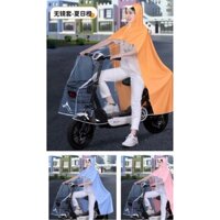 Áo Mưa Cánh Dơi Mặt Trước Trong Suốt Cho Mẹ& Bé PVN2969