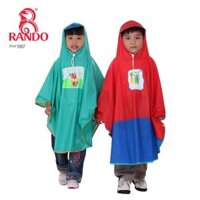 Áo Mưa Cánh Dơi Trẻ Em cho BÉ TRAI và BÉ GÁI - Size 3