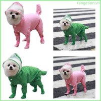 Áo mưa cho chó RAN Áo mưa cho chó Áo mưa Slicker có vành trong suốt Áo mưa cho chó con