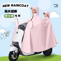 Áo mưa Dày Dặn Che Phủ Toàn Thân kèm kính chắn mưa Cho Người Lớn đi xe máy điện xe đạp