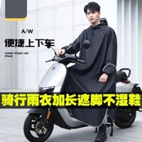 Áo mưa Dày Dặn Che Phủ Toàn Thân kèm kính chắn mưa Cho Người Lớn đi xe máy điện xe đạp