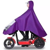 Áo mưa Dày Dặn Che Phủ Toàn Thân kèm kính chắn mưa Cho Người Lớn đi xe máy điện xe đạp