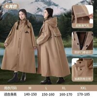 Áo mưa Dày Dặn Che Phủ Toàn Thân kèm kính chắn mưa Cho Người Lớn đi xe máy điện xe đạp