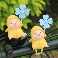 Áo mưa dễ thương vịt cối xay gió chuồn chuồn tre trang trí xe điện xe đạp xe máy điện IOVA