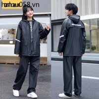 Áo Mưa Đẹp Quần Mưa Phù Hợp Với Nữ Rainstorm Chống Thấm Nước Chống Mưa Quần Áo Xe Máy Điện Loại Chia Người Lớn Đi Xe
