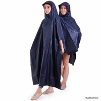 Áo Mưa Đôi  2 Đầu Vải Dù Cao Cấp Siêu Dày Siêu To Chống Nước Siêu Tốt Phù Hợp Cho Ba Mẹ Chỏ Bé, Các Cặp Đôi,..