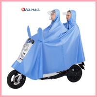 Áo mưa đôi cao cấp 2 đầu kiểu dáng thời trang, có phản quang, kính che chắn