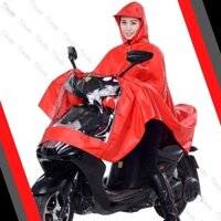 Áo mưa đơn cánh dơi chất liệu vải dù tổ ong cao cấp RAIJIN chống rách không ngấm nước có lỗ xỏ gương khi đi xe máy