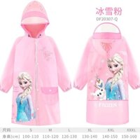 ❋Áo Mưa Hình Công Chúa Elsa Disney Xinh Xắn Cho Bé♙