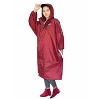 Áo Mưa Mặc 1 Người Vải Dù Bít Sườn, Chính Hãng RANDO, Thời Trang Đi Mưa Cho Nam Nữ, Bền Bỉ Không Thấm Nước - Bisur Dây Kéo - Xám-2XL