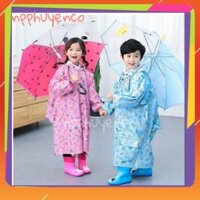 ÁO MƯA MĂNG TÔ  DÀNH CHO BÉ VẢI DÙ HỌA TIẾT ĐỘC ĐÁO, NGỘ NGHĨNH - Huyền Cơ Store