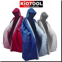 Áo Mưa Măng Tô Dây Kéo Vải Dù Tổ Ong Kiotool chống thấm đi mưa cao cấp