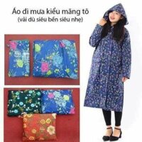 ÁO MƯA MĂNG TÔ NỮ HỌA TIẾT HOA