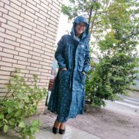 Áo mưa măng tô nữ