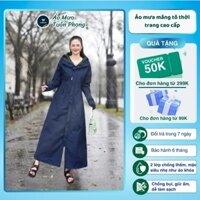 Áo mưa măng tô thời trang cao cấp, chống thấm nước tuyệt đối 52A