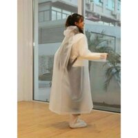 Áo mưa măng tô trong suốt