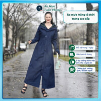 Áo Mưa Măng Tô Tuấn Phong 52A Cao Cấp, Siêu Nhẹ, Chống Nước Tối Ưu, Thiết Kế Thời Trang