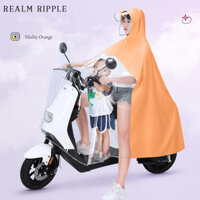 Áo mưa nam nữ xe đạp, xe đạp điện áo mưa trong suốt PVC