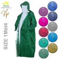 Áo Mưa Người Lớn - Dây Kéo Khóa Size Lớn 1m4 1m2 ( Raincoat Fashion For Men & Women, Măng tô Đi Mưa 1 người ... Da Cá )