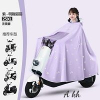 Áo mưa nửa trước trong suốt cho Mẹ và Bé Áo Mưa hời Trang Cao Cấp SIÊU BỀN Áo mưa đi xe máy che phủ toàn thân