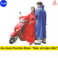 Áo mưa Poncho Bisur RANDO APNS-23, Nylon/PVC cao cấp, không co dãn, không thấm ướt, bền khi đi mưa | YUKI MISE