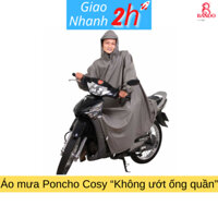 Áo mưa Poncho Cosy “Không ướt ống quần” RANDO APPS-16, PVC cao cấp, Free size, Phù Hợp Cả Nam Và Nữ, Màu Ngẫu Nhiên