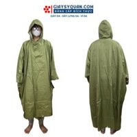 Áo Mưa Quân Đội Kiểu Cánh Dơi Công Ty Cổ Phần 26 Chất Liệu PU Chống Thấm Nước