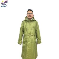 Áo mưa quân đội măng tô màu cỏ úa (hàng kinh tế)