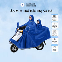 ÁO MƯA QUÂY 2 ĐẦU MẸ VÀ BÉ UV RAINGUARD – Chống Nước Hiệu Quả, Hỗ Trợ Bảo Vệ Tia UV, Thời Trang