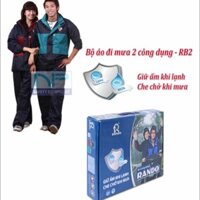 Áo mưa RanDo 2 lớp 2 công dụng chính hãn