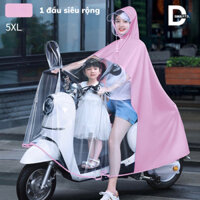 Áo mưa RỒNG VÀNG THỦ ĐÔ mẹ và bé PVC chống thấm nước