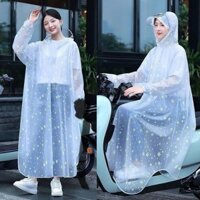 Áo Mưa Tay Điện Ô Tô Pin Tích Hợp Dài Toàn Thân Áo Mưa Poncho Mưa Nặng Poncho Nam Nữ Đi Xe Người Lớn