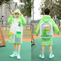 Áo mưa trẻ em có ngăn để balo cao cấp