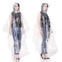 ÁO MƯA TRONG SUỐT CÓ KHẨU TRANG CHE MẶT